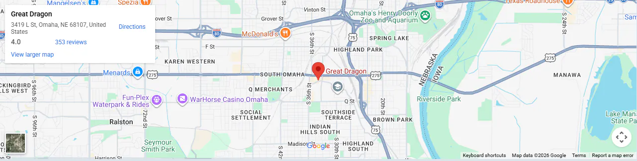 Location 3419 L St, Omaha, NE 68107美国